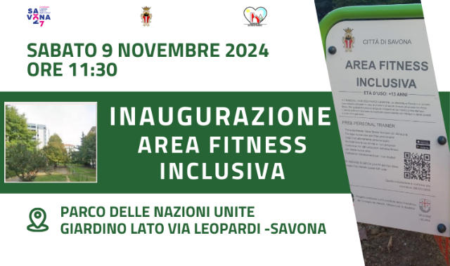 Nuova Area Fitness a Savona in piazza delle Nazioni