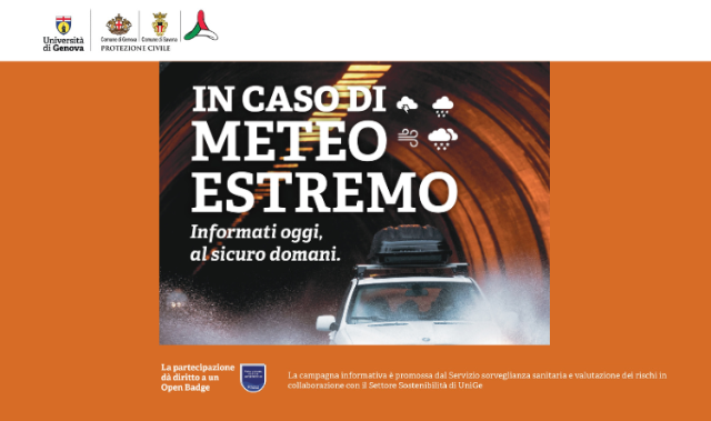 I Giovedì della Protezione Civile: incontro Informativo sui Rischi degli Eventi Meteo Estremi anche a Savona